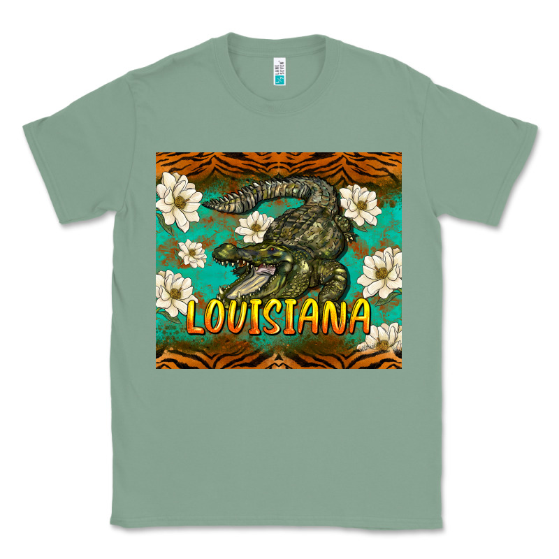 Louisiana Alligator Tumbler Classic Tee by BarkalooDesign | Teevron