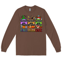 Chestnut hallothanksmas school bus Long Sleeve Tee - texasbilliewilder