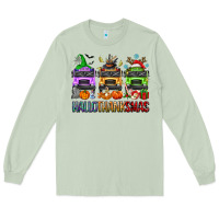 Matcha hallothanksmas school bus Long Sleeve Tee - texasbilliewilder