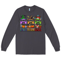 Smoke hallothanksmas school bus Long Sleeve Tee - texasbilliewilder