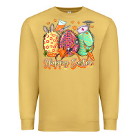 Antique Gold Happy Easter Eggs Nurse Premium Sweatshirt - LillyAllenDesigns