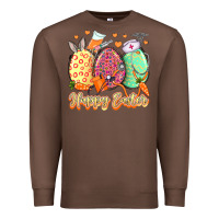 Chestnut Happy Easter Eggs Nurse Premium Sweatshirt - LillyAllenDesigns