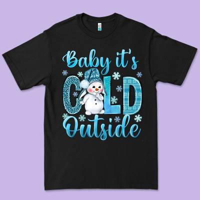 Baby Its Cold Outside Premium Tee Designed By Nancycooperartshop