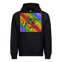 Black lgbtq dinosaur t rex tumbler Urban Hoodie - Artiststas