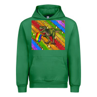 Emerald lgbtq dinosaur t rex tumbler Urban Hoodie - Artiststas