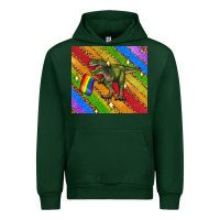 Forest Green lgbtq dinosaur t rex tumbler Urban Hoodie - Artiststas