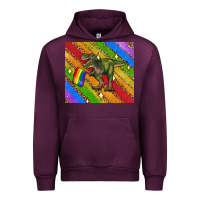 Mauve Wine lgbtq dinosaur t rex tumbler Urban Hoodie - Artiststas