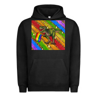 Pigment Black lgbtq dinosaur t rex tumbler Urban Hoodie - Artiststas