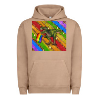 Pigment Burro lgbtq dinosaur t rex tumbler Urban Hoodie - Artiststas