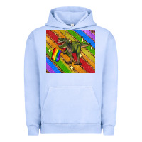 Pigment Grape Ice lgbtq dinosaur t rex tumbler Urban Hoodie - Artiststas