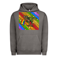Pigment Tornado lgbtq dinosaur t rex tumbler Urban Hoodie - Artiststas
