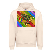 Sandshell lgbtq dinosaur t rex tumbler Urban Hoodie - Artiststas