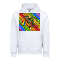 White lgbtq dinosaur t rex tumbler Urban Hoodie - Artiststas