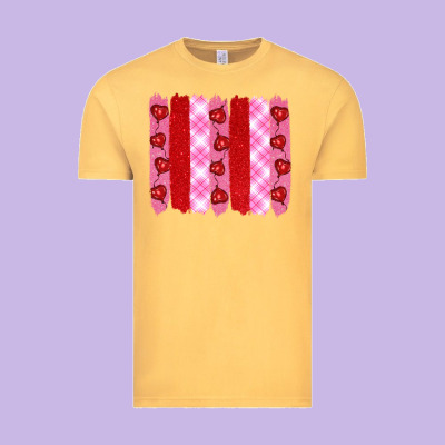 Valentine's Day Brushstrokes Vintage Tee Designed By Ranaportraitstore