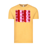 Vintage Mustard valentine's day brushstrokes Vintage Tee - RanaPortraitStore