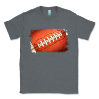 Charcoal Heather Football Brushstroke Classic Tee - RanaPortraitStore