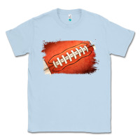 Dusty Blue Football Brushstroke Classic Tee - RanaPortraitStore