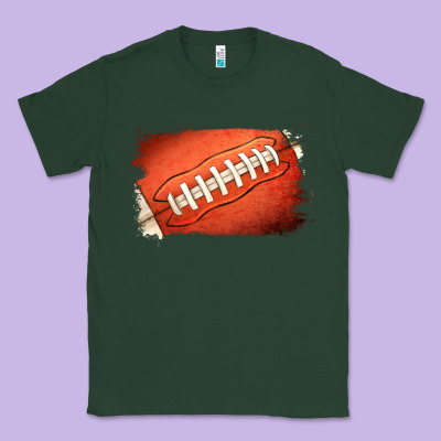 Football Brushstroke Classic Tee Designed By Ranaportraitstore