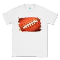 White Football Brushstroke Classic Tee - RanaPortraitStore