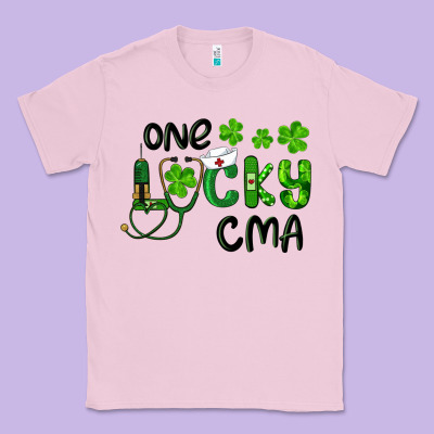 One Lucky Certified Medical Assistant Cma Classic Tee Designed By Ranaportraitstore