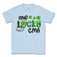 Dusty Blue one lucky certified medical assistant cma Classic Tee - RanaPortraitStore