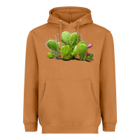 Meerkat Desert Prickly Pear Cactus Heavyweight Hoodie - LillyAllenDesigns