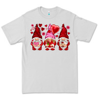 Dove Grey valentines day gnomies with heart balloon Premium Tee - NancyCooperArtShop