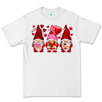 White valentines day gnomies with heart balloon Premium Tee - NancyCooperArtShop
