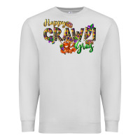 Dove Grey Happy crawdi Gras Premium Sweatshirt - LillyAllenDesigns
