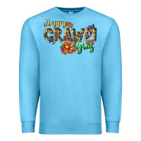 Ocean Blue Happy crawdi Gras Premium Sweatshirt - LillyAllenDesigns