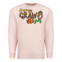 Pale Pink Happy crawdi Gras Premium Sweatshirt - LillyAllenDesigns
