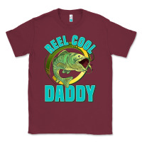 Burgundy reel cool daddy Classic Tee - Jasminsmagicworld