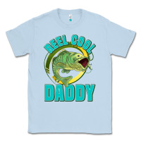 Dusty Blue reel cool daddy Classic Tee - Jasminsmagicworld