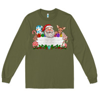 Army Green custom name christmas Long Sleeve Tee - texasbilliewilder
