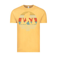 Vintage Mustard Bigfoot Social Distancing World Champion Vintage Tee - Bettercallsaul