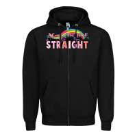 Black i cant ever think straight Zipper Hoodie - FaDigitalArtStudio