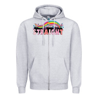 Heather Grey i cant ever think straight Zipper Hoodie - FaDigitalArtStudio