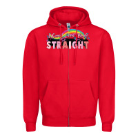 Red i cant ever think straight Zipper Hoodie - FaDigitalArtStudio