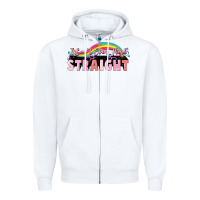 White i cant ever think straight Zipper Hoodie - FaDigitalArtStudio