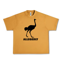 Peanut Butter ALLEGEDLY FUNNY OSTRICH Urban Heavy Tee - Bettercallsaul
