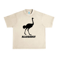 Sandshell ALLEGEDLY FUNNY OSTRICH Urban Heavy Tee - Bettercallsaul