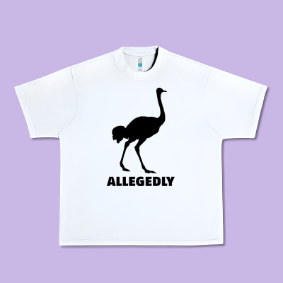 Allegedly Funny Ostrich Urban Heavy Tee Designed By Bettercallsaul