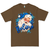 Cacao believe winter christmas santa claus Premium Tee - MaliasSmallBusiness