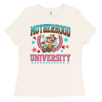 Bone motherhood university with coffee Ladies Tee - NancyCooperArtShop