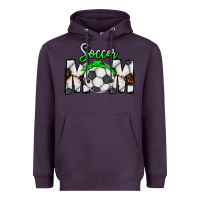 Plum Soccer Mom Heavyweight Hoodie - CowhideDigitalArt