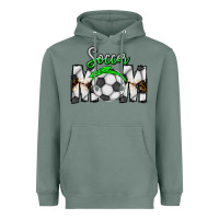 Sage Soccer Mom Heavyweight Hoodie - CowhideDigitalArt