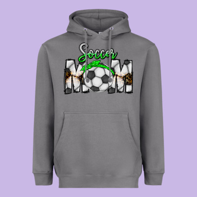 Soccer Mom Heavyweight Hoodie Designed By Cowhidedigitalart