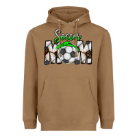 Toasted Coconut Soccer Mom Heavyweight Hoodie - CowhideDigitalArt