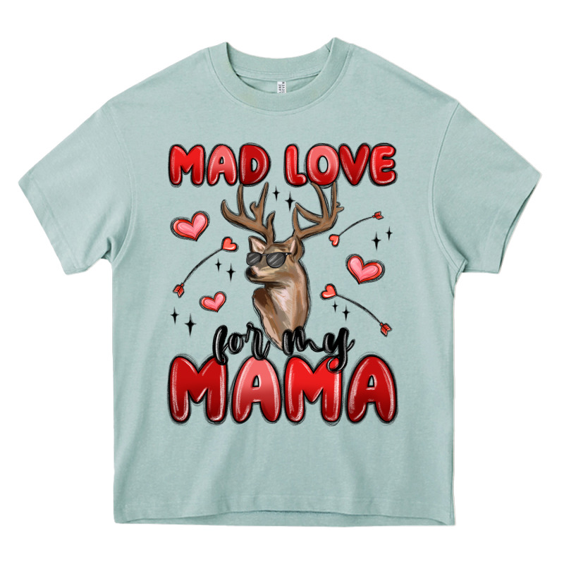 Mad Love For My Mama Heavy Core Tee by MaliasSmallBusiness | Teevron