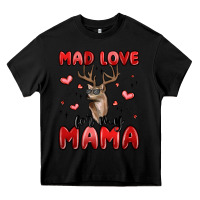 Black mad love for my mama Heavy Core Tee - MaliasSmallBusiness